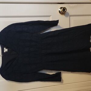 J. Crew Navy Long Sleeve Dress